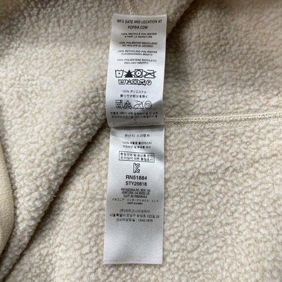 Patagonia Women's Better Sweater Quarter Zip Oatmeal Size Small - Picture 8 of 11
